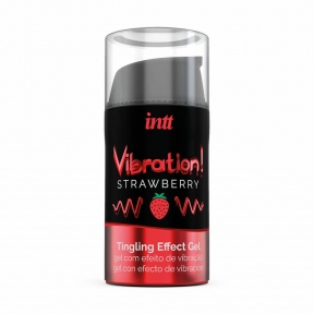 Жидкий вибратор Intt Vibration, со вкусом клубники, 15 мл