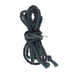 Джутова мотузка BDSM 8 метрів, 6 мм, колір зелений