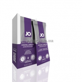 Набір лубрикантів Foil Display Box – JO Xtra Silky Silicone – 12 x 10 мл
