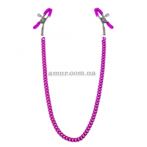 Затискачі для сосків з ланцюжком Feral Feelings - Nipple clamps Classic, рожевий