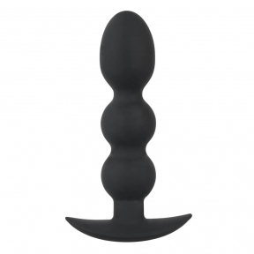 Анальная пробка Black Velvets Heavy Beads