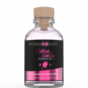 Массажный гель для интимных зон Intt Cotton Candy, 30 мл, аромат сладкой ваты, разогревающий