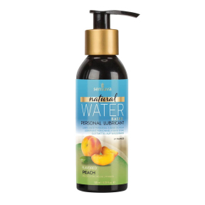 Смазка на водній основі Sensuva Natural Water-Based Peach, 125мл, з ароматом та смаком персика