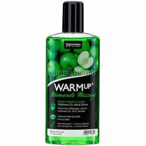 Масажне масло «WARMup» с ароматом зеленого яблока, 150 мл