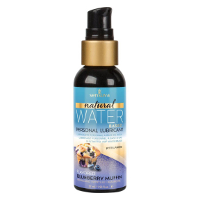 Лубрикант Sensuva Natural Water-Based Blueberry Muffin, 57мл без глицерина и парабенов