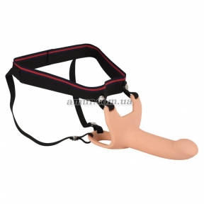Чоловічий страпон «Silicone Strap-on, +5 см»
