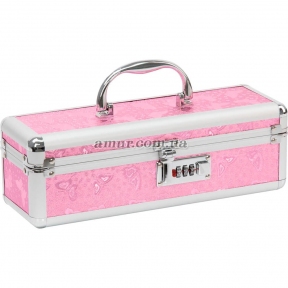 Кейс для хранения секс-игрушек BMS Factory - The Toy Chest Lokable Vibrator Case, розовый, с кодовым замком
