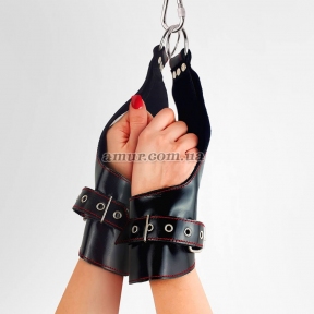 Поручі для підвісу Fetish Hand Cuffs For Suspension із натуральної шкіри