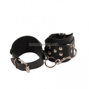 Наручники Leather Hand Cuffs, черные