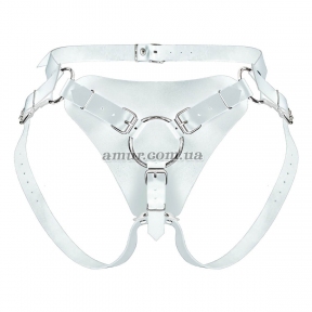 Труси для страпону Feral Feelings Strap-on Harness, білі