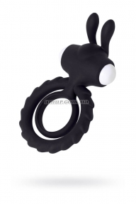 Эрекционное кольцо «Jos Sweet Bunny» черное