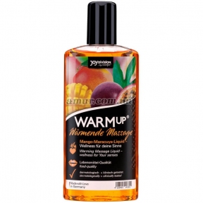 Масажна олія «WARMup» з ароматом маракуї та манго, 150 мл