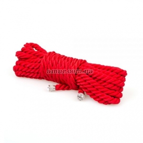 Мотузка для бондажу «Premium Silkyk» 5 метрів, червона