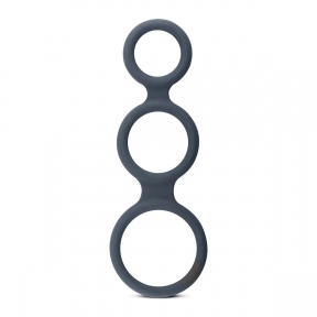 Тройное эрекционное кольцо Boners Triple Ring, диаметр 2,6; 3,3 и 3,8 см