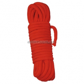 Мотузка для зв'язування «Shibari Bondage» червона, 10 м