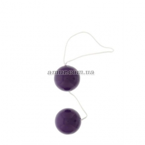 Вагинальные шарики «Vibratone Duo Balls Blistercard» фиолетовые