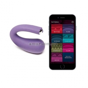 Премиум виброяйцо со стимуляцией клитора Je Joue - Dua, фиолетовое, управление со смартфона