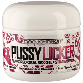Вкусный гель для кунилингуса Doc Johnson Pussy Licker, со вкусом клубники, 56 грамм