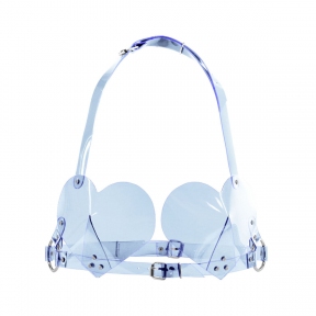 Ліф Серце Feral Feelings - Hearts Bra, блакитний, прозорий Ліф Серце Feral Feelings - Hearts Bra, блакитний, прозорий