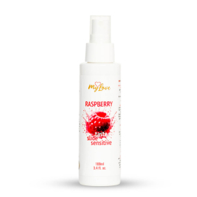 Лубрикант на водной основе MyLove Taste Slide Sensitive, малина, 100 мл