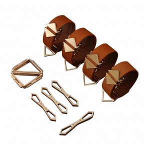 Набір для зв'язування LOCKINK Hogtie Set, коричневий