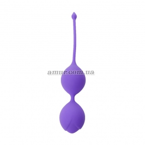 Вагінальні кульки «Silicone Kegel Balls» фіолетові