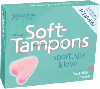 Тампони «Soft Tampons Mini» для кохання, спорту, сауни