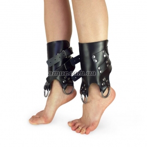 Поножі манжети для підвісу за ноги Leg Cuffs For Suspension з натуральної шкіри