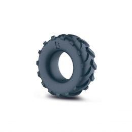 Эрекционное кольцо-шина Boners Tire Cock Ring, серое, внутренний диаметр 2,5 см