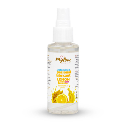 Лубрикант и массажный гель 2 в 1, MyLove Aroma, с ароматом лимона, 50 мл