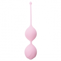 Вагинальные шарики «Silicone Kegel Balls» светло-розовые