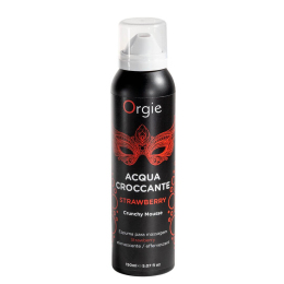 Пінка для масажу Orgie Acqua Croccante Strawberry, 150 мл, з ароматом полуниці