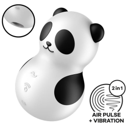 Вакуумный стимулятор с вибрацией Satisfyer Pocket Panda, 12 режимов вибрации, 11 уровней вакуума
