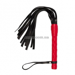Флогер «VIP Leather Flogger» червоний