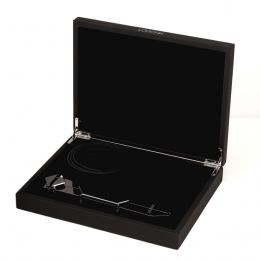 Регульована шльопанка LOCKINK Adjustable Slapper for Impact Play, чорна