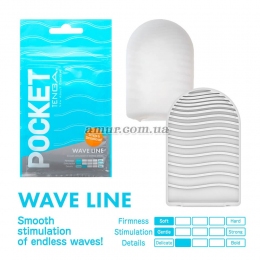 Мастурбатор Tenga Pocket Wave Line