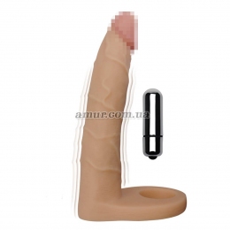 Насадка для двойного проникновения с вибрацией «The Ultra Soft Double-Vibrating #3»