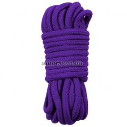 Веревка для бондажа «Fetish Bondage Rope», фиолетовая, 10 м