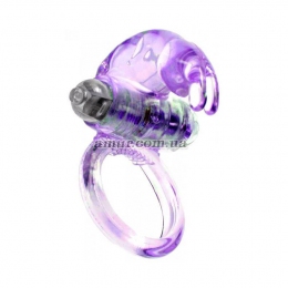 Эрекционное кольцо «Rabbit Vibro CockRing», фиолетовое