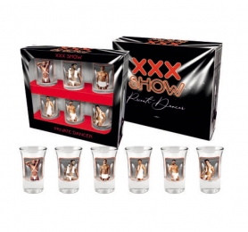 Набір із 6 чарок «XXX Show» по 35 мл