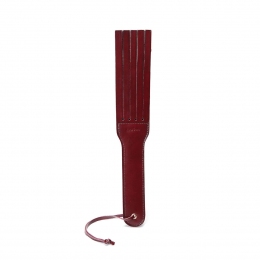 Двосторонній падл Liebe Seele Wine Red Spanking Paddle, натуральна шкіра