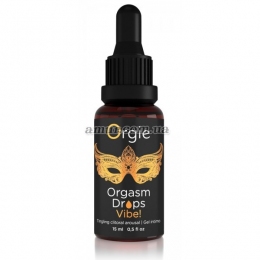 Капли возбуждающие «Orgasm Drops Vibe Peach Flavor» 15 мл