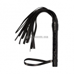 Флогер «VIP Leather Flogger» черный