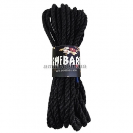 Джутовая веревка для Шибари Feral Feelings Shibari Rope, 8 м черная