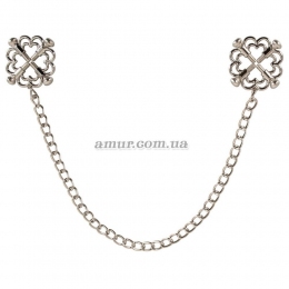 Затискачі для сосків «Bad Kitty - Nipple Jewellery with Metal Chain»