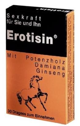Таблетки для потенции «Erotisin» 30 таб.