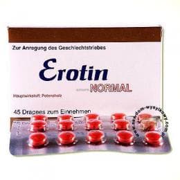 Таблетки для востановления сексуальной силы «Erotin» 45 таб.
