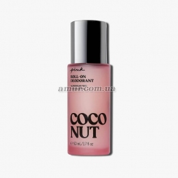 Дезодорант кульковий Victoria's Secret PINK Roll-on deodorant Coconut, 50 мл