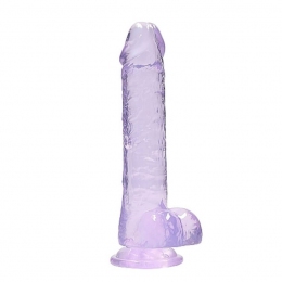 Фаллоимитатор «Realrock Dildo 8», 21 см, фиолетовый