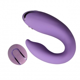 Вібратор для пар FairyGasm PleasureBerry, фіолетовий, зарядний кейс, пульт ДУ